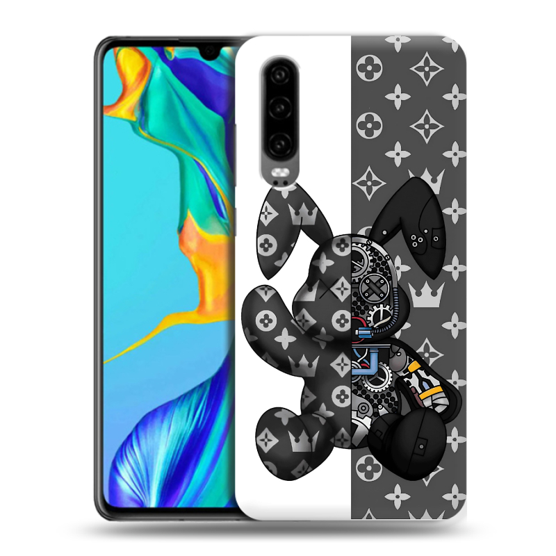 Пластиковый чехол на Huawei P30 с принтом Луи робот Пластиковый чехол на Huawei P30 с принтом Луи робот