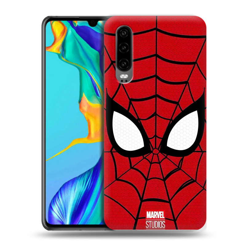 Силиконовый чехол на Huawei P30 с принтом человек паук spiderman Силиконовый чехол на Huawei P30 с принтом человек паук spiderman