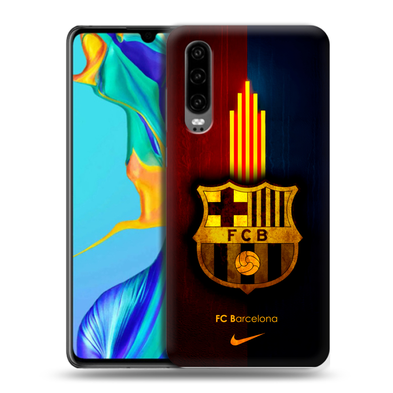 Силиконовый чехол на Huawei P30 с принтом Барселона Barcelona Силиконовый чехол на Huawei P30 с принтом Барселона Barcelona