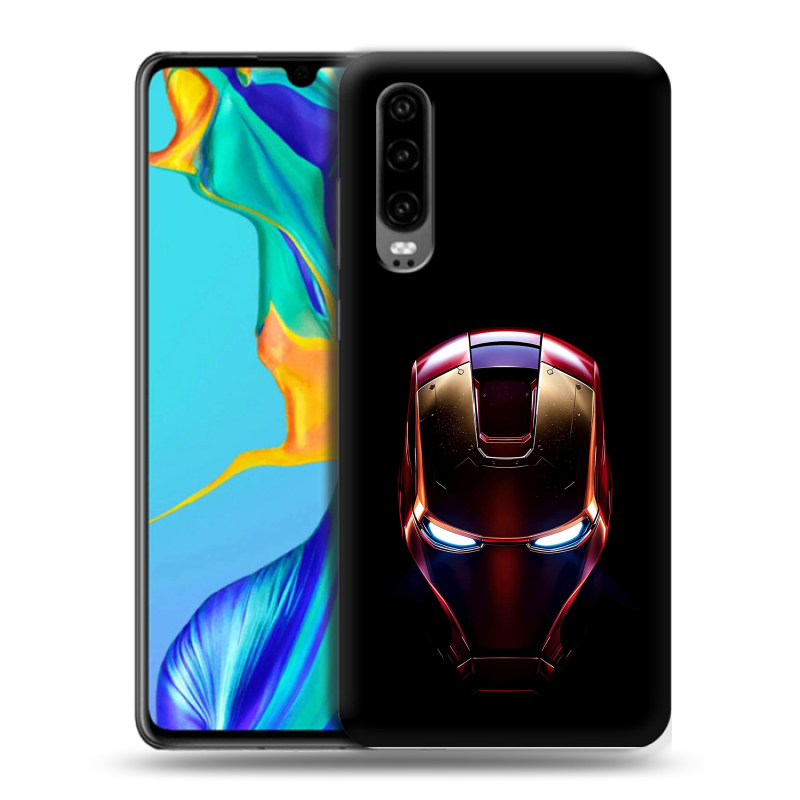Силиконовый чехол на Huawei P30 с принтом IronMan Железный человек Силиконовый чехол на Huawei P30 с принтом IronMan Железный человек
