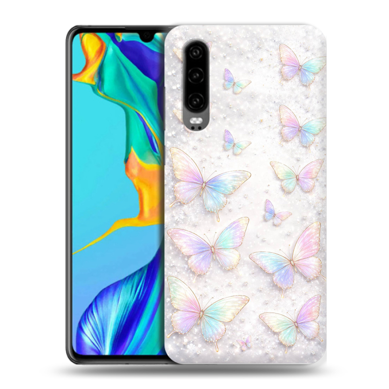 Пластиковый чехол на Huawei P30 с принтом женский Пластиковый чехол на Huawei P30 с принтом женский