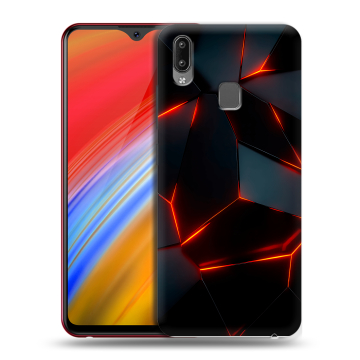 Пластиковый чехол на Vivo Y91i с принтом Яркие абстракции Пластиковый чехол на Vivo Y91i с принтом Яркие абстракции
