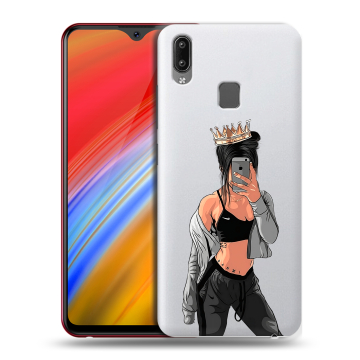 Пластиковый чехол на Vivo Y91i с принтом Женские принты Пластиковый чехол на Vivo Y91i с принтом Женские принты
