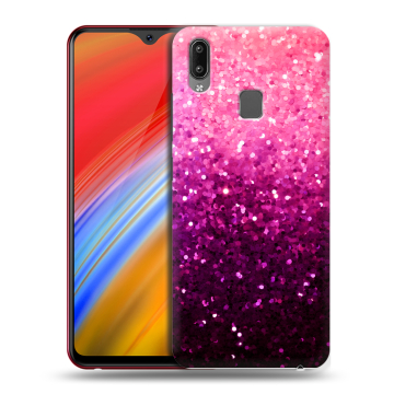 Пластиковый чехол на Vivo Y91i с принтом Блестки