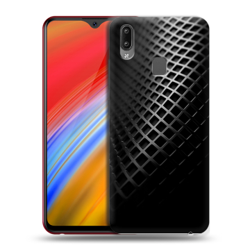 Пластиковый чехол на Vivo Y91i с принтом Текстура металла Пластиковый чехол на Vivo Y91i с принтом Текстура металла