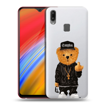 Пластиковый чехол на Vivo Y91i с принтом Плюшевый медведь Пластиковый чехол на Vivo Y91i с принтом Плюшевый медведь