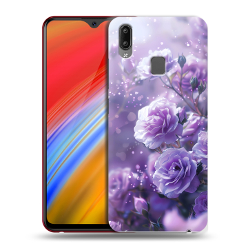 Пластиковый чехол на Vivo Y91i с принтом Розы цветы