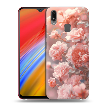 Пластиковый чехол на Vivo Y91i с принтом Розовые розы Пластиковый чехол на Vivo Y91i с принтом Розовые розы