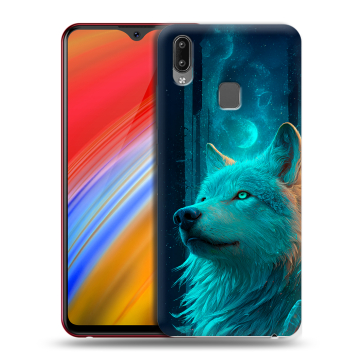 Пластиковый чехол на Vivo Y91i с принтом бабочки саккура