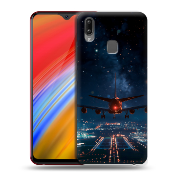 Пластиковый чехол на Vivo Y91i с принтом самолет Пластиковый чехол на Vivo Y91i с принтом самолет