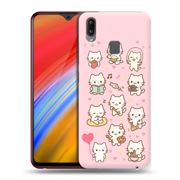 Пластиковый чехол на Vivo Y91i с принтом Hello Kitty Хелоу Кити Пластиковый чехол на Vivo Y91i с принтом Hello Kitty Хелоу Кити
