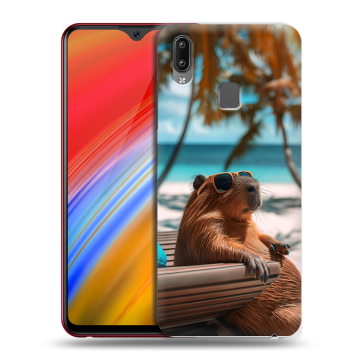 Пластиковый чехол на Vivo Y91i с принтом Капибара Пластиковый чехол на Vivo Y91i с принтом Капибара