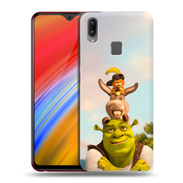 Пластиковый чехол на Vivo Y91i с принтом Шрек Shrek