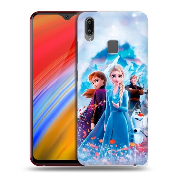 Пластиковый чехол на Vivo Y91i с принтом Холодное сердце Frozen Пластиковый чехол на Vivo Y91i с принтом Холодное сердце Frozen