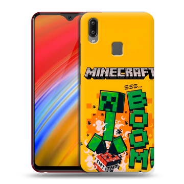 Пластиковый чехол на Vivo Y91i с принтом Майнкрафт Minecraft Пластиковый чехол на Vivo Y91i с принтом Майнкрафт Minecraft