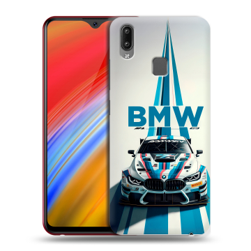 Пластиковый чехол на Vivo Y91i с принтом БМВ BMW Пластиковый чехол на Vivo Y91i с принтом БМВ BMW