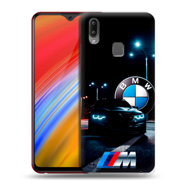 Пластиковый чехол на Vivo Y91i с принтом БМВ BMW