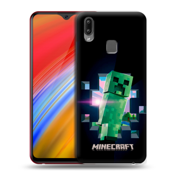 Пластиковый чехол на Vivo Y91i с принтом Майнкрафт Minecraft Пластиковый чехол на Vivo Y91i с принтом Майнкрафт Minecraft