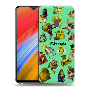 Пластиковый чехол на Vivo Y91i с принтом Шрек Shrek