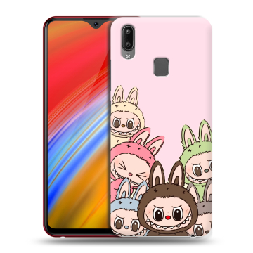 Пластиковый чехол на Vivo Y91i с принтом Лабубу