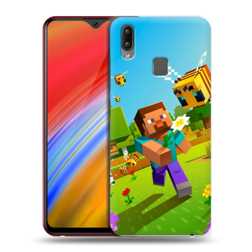 Пластиковый чехол на Vivo Y91i с принтом Майнкрафт Minecraft Пластиковый чехол на Vivo Y91i с принтом Майнкрафт Minecraft