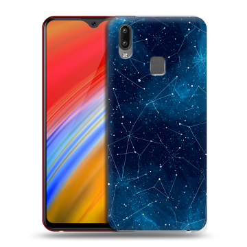 Пластиковый чехол на Vivo Y91i с принтом Космос звезды