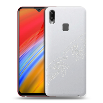 Пластиковый чехол на Vivo Y91i с принтом Сотворение мира