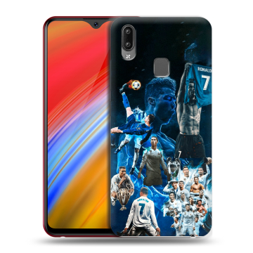 Пластиковый чехол на Vivo Y91i с принтом Реал Роналдо
