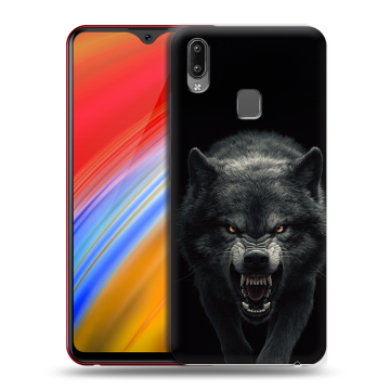 Пластиковый чехол на Vivo Y91i с принтом Волк Пластиковый чехол на Vivo Y91i с принтом Волк