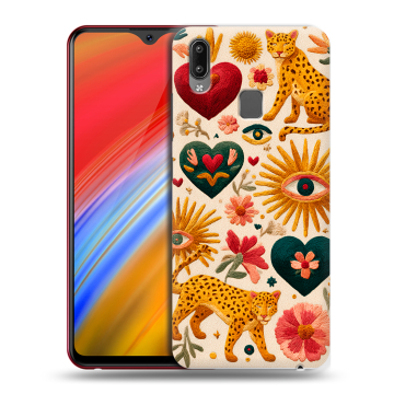 Пластиковый чехол на Vivo Y91i с принтом Модный принт