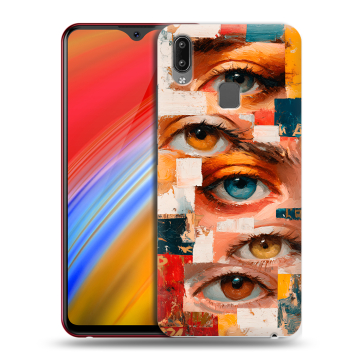 Пластиковый чехол на Vivo Y91i с принтом Модный принт