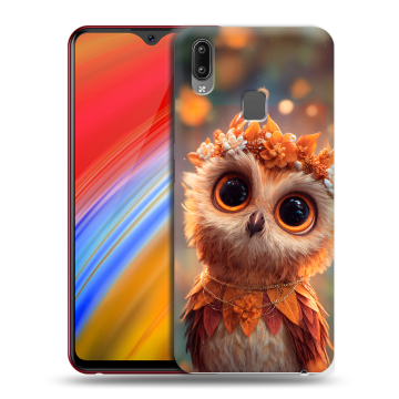 Пластиковый чехол на Vivo Y91i с принтом Милая сова