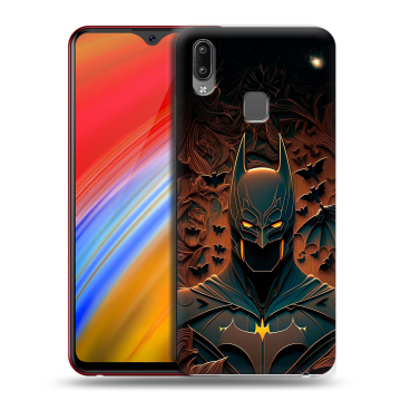 Пластиковый чехол на Vivo Y91i с принтом Batman Бэтмен