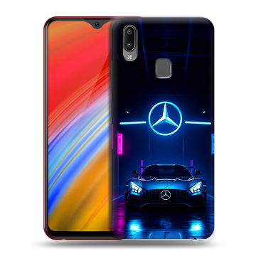 Пластиковый чехол на Vivo Y91i с принтом Mercedes Мерседес Пластиковый чехол на Vivo Y91i с принтом Mercedes Мерседес