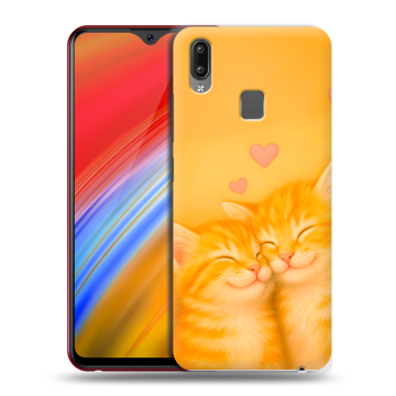 Пластиковый чехол на Vivo Y91i с принтом Милые котята Пластиковый чехол на Vivo Y91i с принтом Милые котята