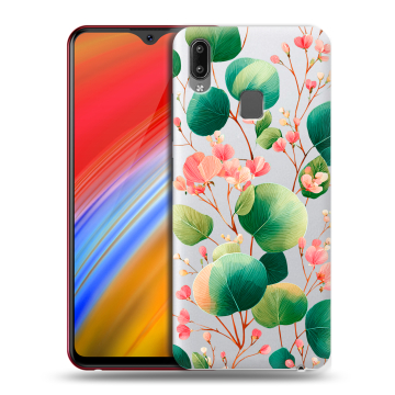 Пластиковый чехол на Vivo Y91i с принтом женский