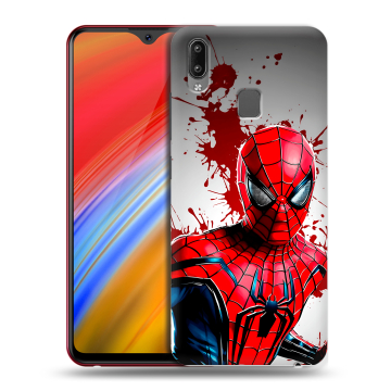 Пластиковый чехол на Vivo Y91i с принтом Spiderman Человек паук Пластиковый чехол на Vivo Y91i с принтом Spiderman Человек паук
