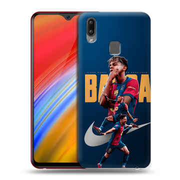 Пластиковый чехол на Vivo Y91i с принтом Барселона Barca Yamal Пластиковый чехол на Vivo Y91i с принтом Барселона Barca Yamal