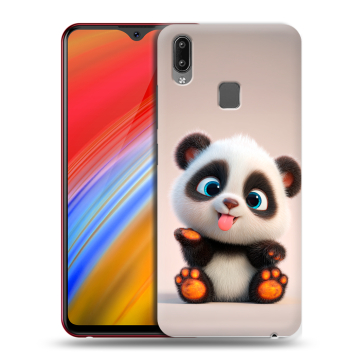 Пластиковый чехол на Vivo Y91i с принтом милая панда Пластиковый чехол на Vivo Y91i с принтом милая панда