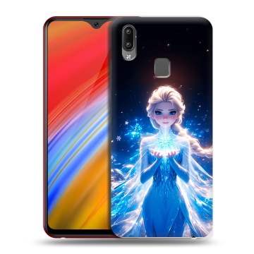 Пластиковый чехол на Vivo Y91i с принтом Холодное сердце Frozen Пластиковый чехол на Vivo Y91i с принтом Холодное сердце Frozen
