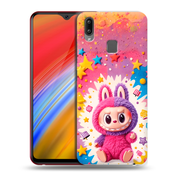 Пластиковый чехол на Vivo Y91i с принтом Labubu Лабубу Пластиковый чехол на Vivo Y91i с принтом Labubu Лабубу
