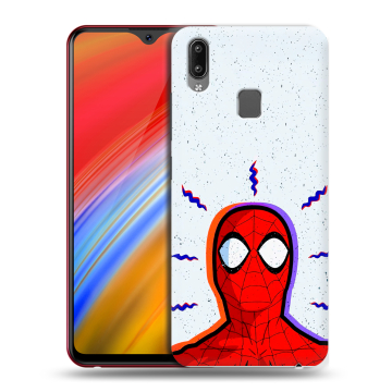 Пластиковый чехол на Vivo Y91i с принтом Spiderman Человек паук