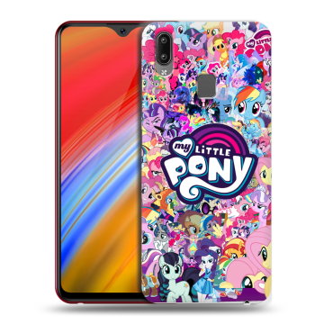 Пластиковый чехол на Vivo Y91i с принтом My little pony Дружба чудо Пластиковый чехол на Vivo Y91i с принтом My little pony Дружба чудо