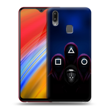Пластиковый чехол на Vivo Y91i с принтом Игра Кальмара