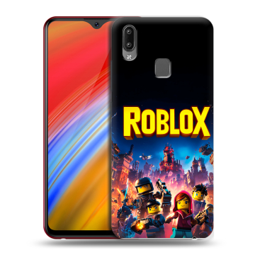 Пластиковый чехол на Vivo Y91i с принтом Roblox Роблокс Пластиковый чехол на Vivo Y91i с принтом Roblox Роблокс