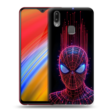 Пластиковый чехол на Vivo Y91i с принтом Spiderman Человек паук Пластиковый чехол на Vivo Y91i с принтом Spiderman Человек паук