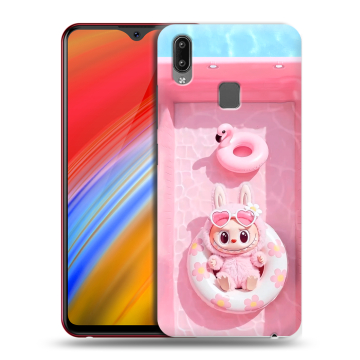 Пластиковый чехол на Vivo Y91i с принтом Labubu Лабубу Пластиковый чехол на Vivo Y91i с принтом Labubu Лабубу