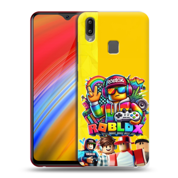 Пластиковый чехол на Vivo Y91i с принтом Roblox Роблокс Пластиковый чехол на Vivo Y91i с принтом Roblox Роблокс