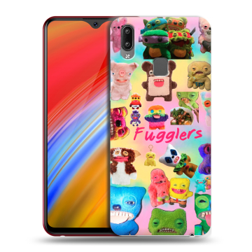 Пластиковый чехол на Vivo Y91i с принтом Флагер Fuggler