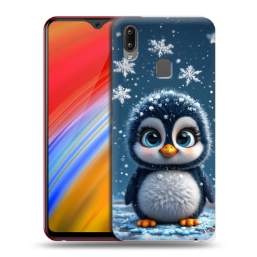 Пластиковый чехол на Vivo Y91i с принтом Новый год